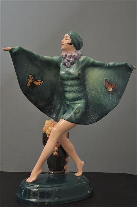Very rare art deco figurine of a lute playing pierrot in a wide bright robe with art deco decoration. Exquisite Figurine Art That Will Make You Want To Start ...