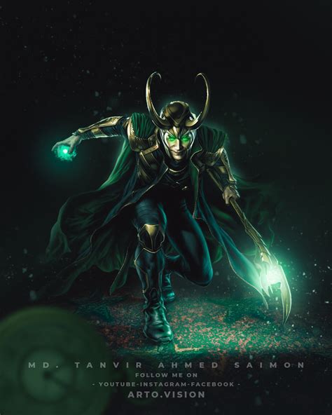 Artstation Loki The God Of Mischief