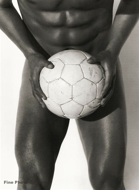 Herb Ritts Male Nude Butt Kazu Sphere Japan Soccer Football Photo The