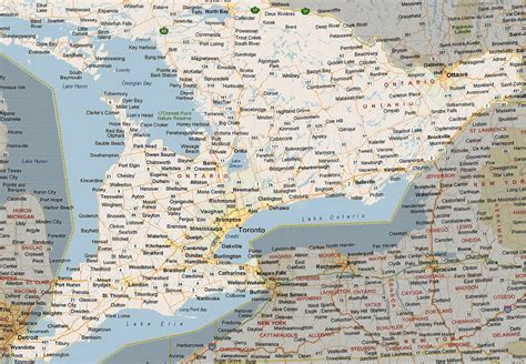 Ontario Map South Listings Canada