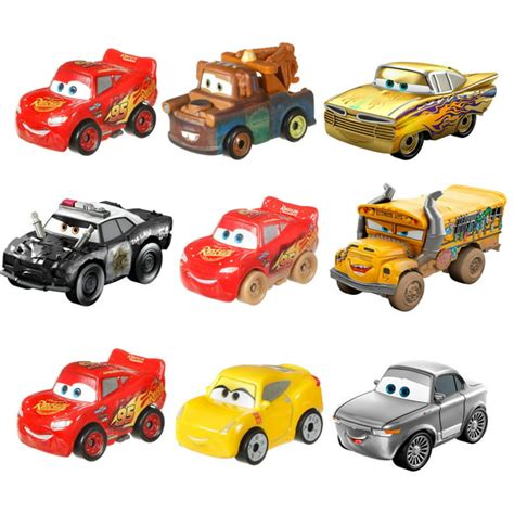 Disneypixar Cars Mini Racers 3 Pack Styles May Vary