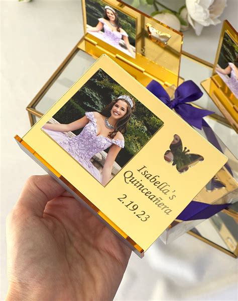quinceanera photo frame quinceañera party favors sweet 16 etsy