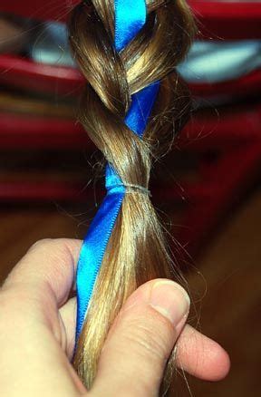And when you are all done, your hair clip should look like this! Lesson 87: French Braid with Ribbon Accent | Game day hair ...