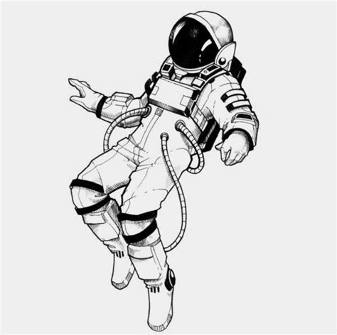 Astronaut Drawing Astronaut Illustration Astronaut Tattoo Astronaut