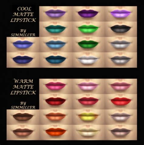 Matte Lipsticks For Males And Females In Cool And Warm Shades By