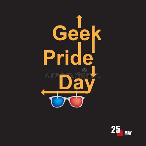Geek Pride Day Vector Stock Vector Illustration Of Party 183540085