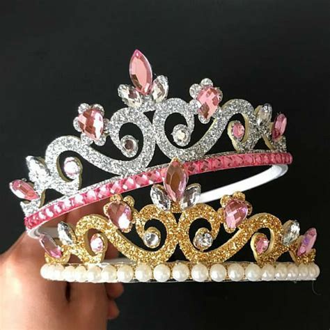 Pink Tiaras Tiaras And Crowns Elastic Headbands Bow Headband Unique