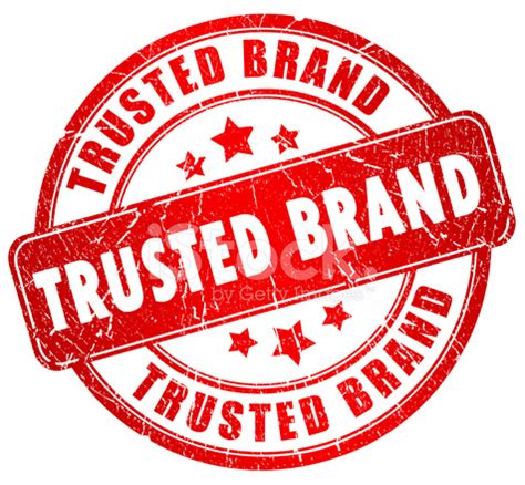 Trusted Brand Stamp Stock Vector - FreeImages.com