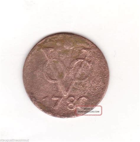 1780 Voc Dutch East India Trading Company York Penny 235 Years Old