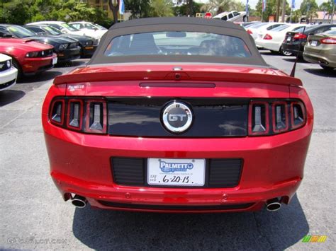 2013 Red Candy Metallic Ford Mustang Gt Premium Convertible 82161257