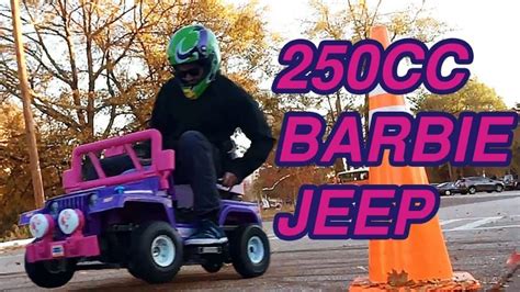 Guy Turns A Barbie Jeep Into A Drifting Machine By Adding A