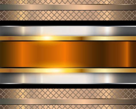 Premium Vector Background Metallic Shiny Orange Metal Texture