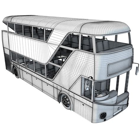 London Double Decker Bus 3d Model 3d Horse
