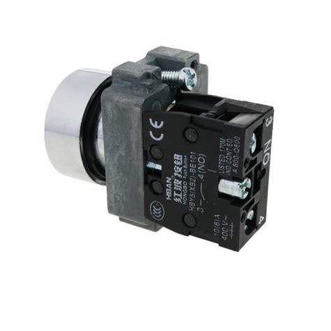Push Button Momentary 22mm 1no 400v 10a Normally Open Blue Cablematic