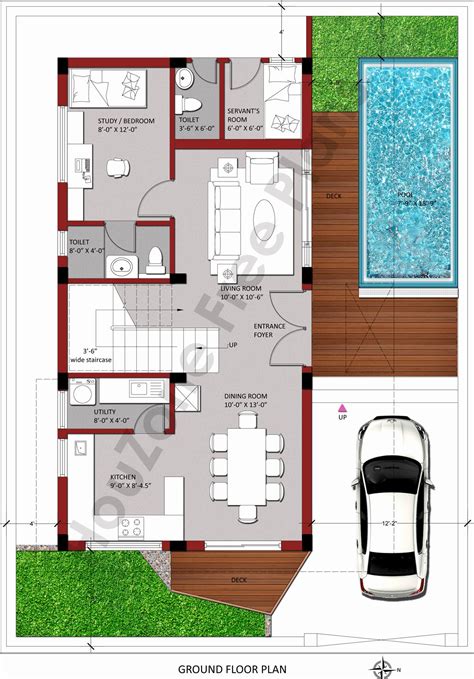 41 House Plan 200 Yards Amazing