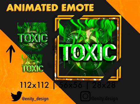 Animated Emote Pink Toxic Twitch Toxic Emote Streamer Etsy Text My Xxx Hot Girl