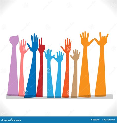 Hands Celebrating Stock Vector Illustration Of Good 38804511