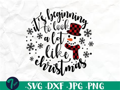 It S Beginning To Look A Lot Like Christmas Svg Buffalo Etsy