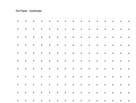 Free Printable Cetameter Dot Grid Centimeter Dot Graph Printable