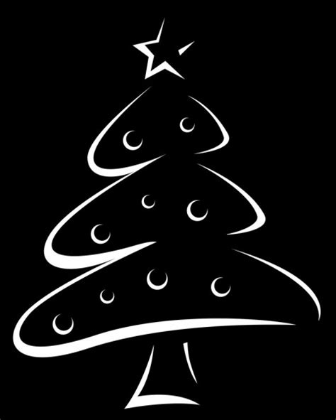 Clip Art Illustration Of A Crooked Little Christmas Tree — Stock Photo