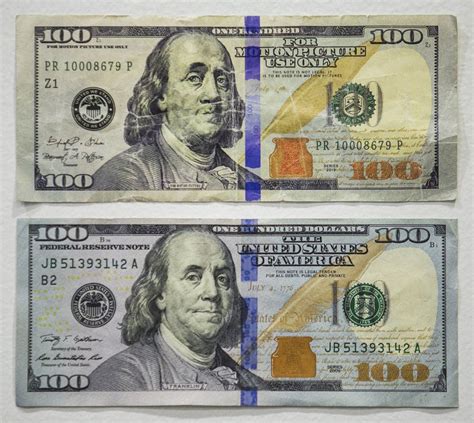 Printable Fake 100 Dollar Bill