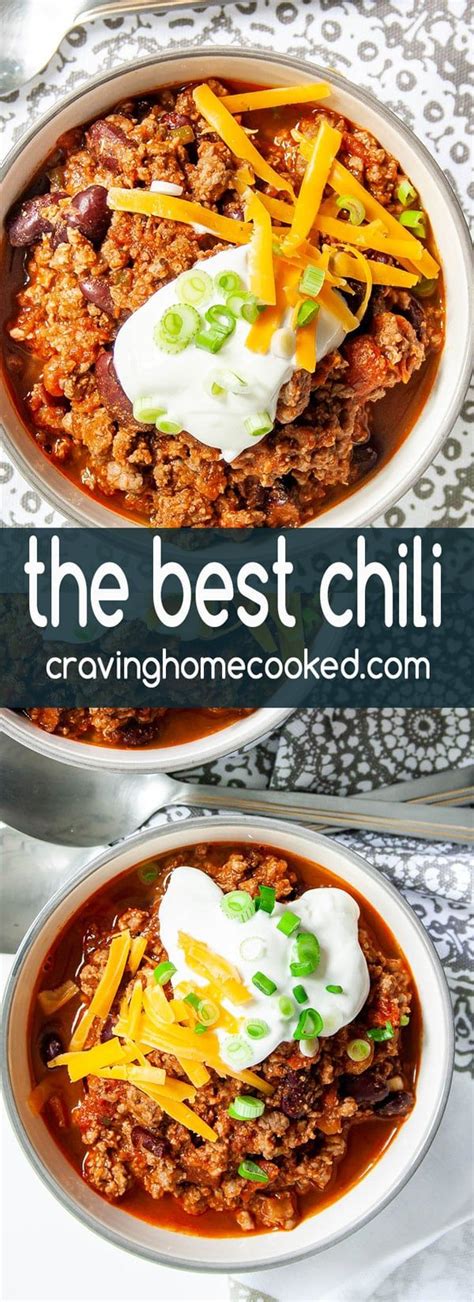 The Best Chili Recipe Is A Hearty Spin On A Comforting Home Cooked Classic You Ll Be Curled Up