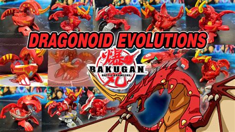 TODAS Las EVOLUCIONES De DRAGONOID En BAKUGAN Bakugan Planet Delta