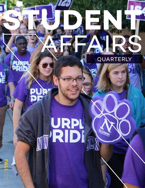 Student Affairs Quarterly Fall 2015 By Northwestern University Student