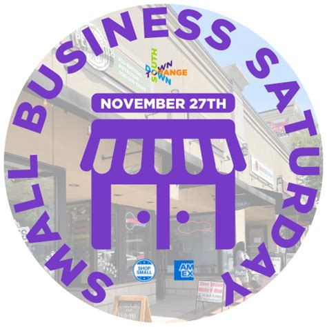 Small Business Saturday November 27th — South Orange Downtown