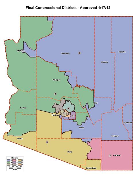 Arizona Legislative District Map Map Of Us West