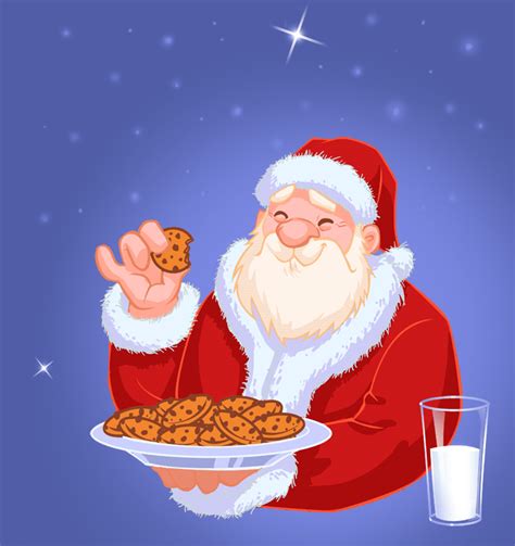 21,000+ vectors, stock photos & psd files. Santa Eating His Cookies,Animated - Christmas Photo ...
