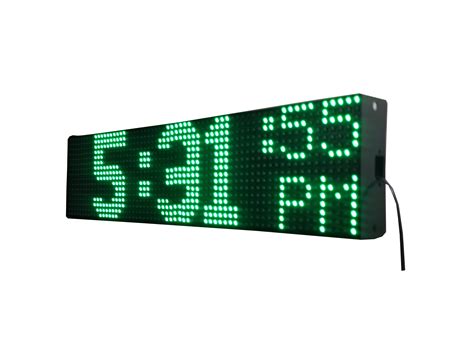 [C1] Large Digital Wall Clock, LED Display, 6-Digit (HH:MM:ss), Time png image