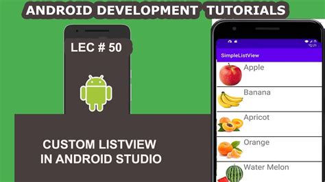 Custom Listview In Android Studio Android Development Tutorial Hot Sex Picture