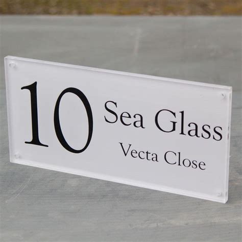 Full Colour Acrylic Glass Name Plates The Sign Maker Shop