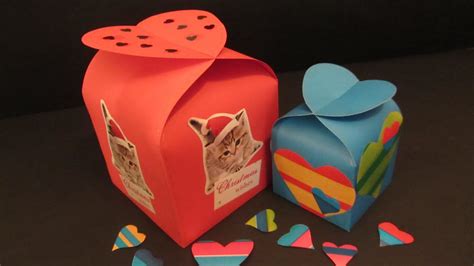Como Hacer Una Caja Corazón San Valentín Heart Box Youtube