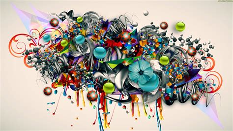 Graffiti Art 3d Color Psychedelic Flowers Urban Wallpapers Hd