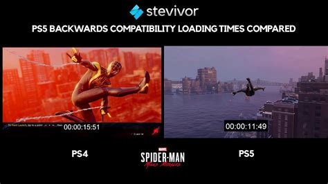 Ps5 Vs Ps4 Pro Spider Man Miles Morales Ps4 Loading Times Compared