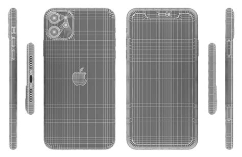 Apple Iphone 11 Black 3d Model By Reverart
