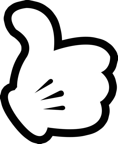 Mickey Mouse Middle Finger Png Free Logo Image