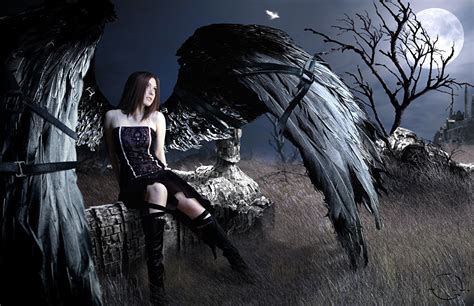 Images Gothic Fantasy Fantasy Young Woman Angel