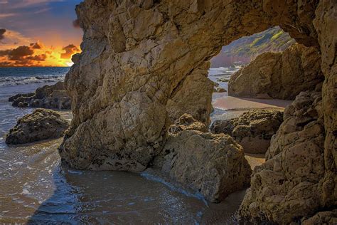 Sunset At The Rock Caves Photograph By Lynn Bauer Fine Art America