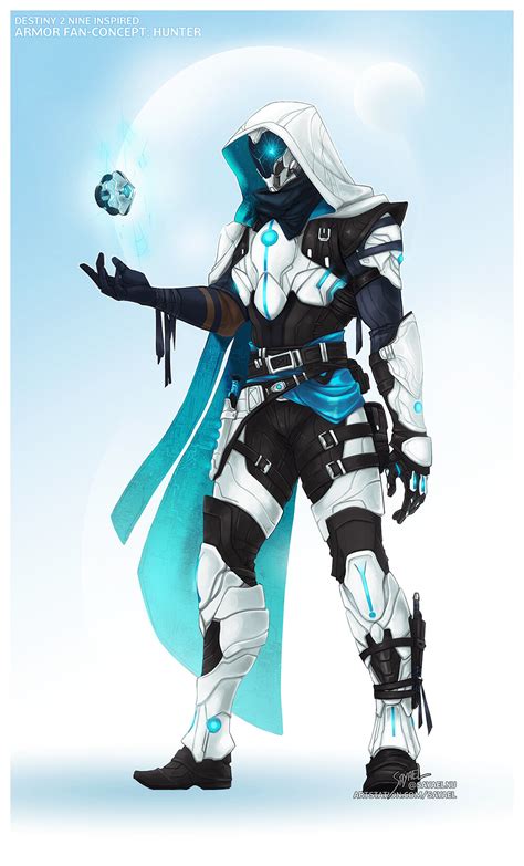 Artstation Destiny 2 Hunter Armor Fan Concept Nine Sayael Nu