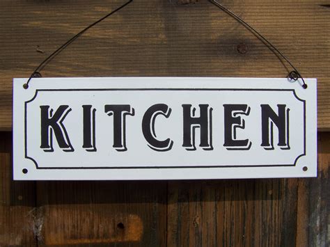High quality wooden signs for all budgets. Kitchen Sign - The King & Co