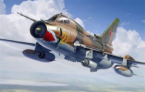 Wallpaper Ussr Sukhoi Su 17m4 Soviet Fighter Bomber Images For