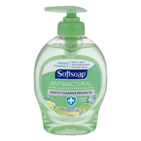 Softsoap Antibacterial Liquid Hand Soap Fresh Citrus Fl Oz Walmart Com