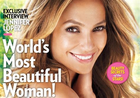 Jennifer Lopez Lands People Magazines ‘worlds Most Beautiful Woman