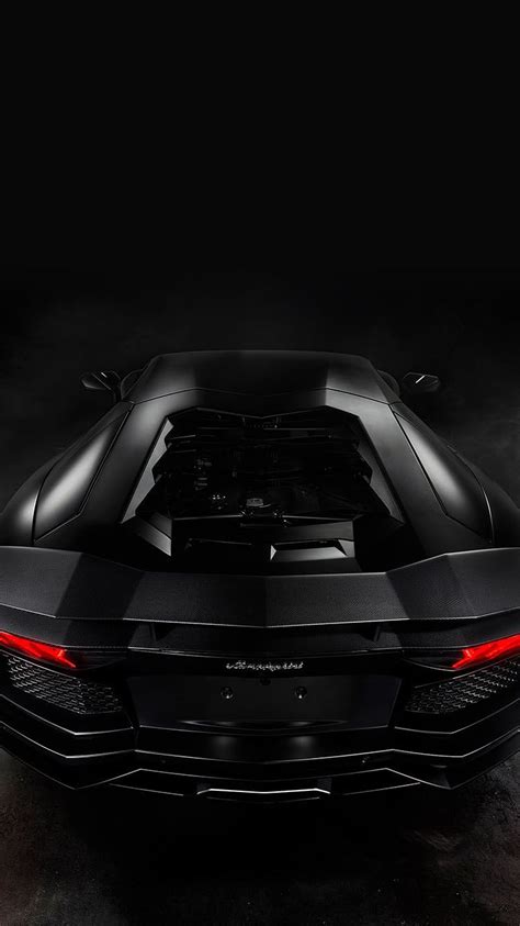 Lamborghini Aventador Matte Black Wallpaper Iphone