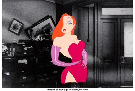 Production Cel Of Jessica Rabbit From Who Framed Roger Rabbit Images