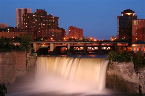 Rochester Ny Downtown Rochester Ny As Viewed From The High Falls