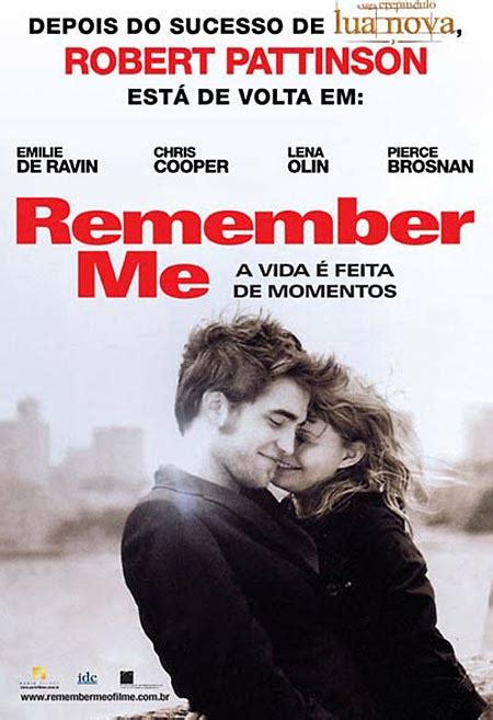 Robert Pattinsons “remember Me” Poster